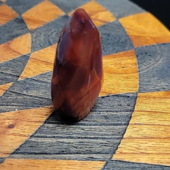 Carnelian Agate Crystal Flame - Picture 4 of 8